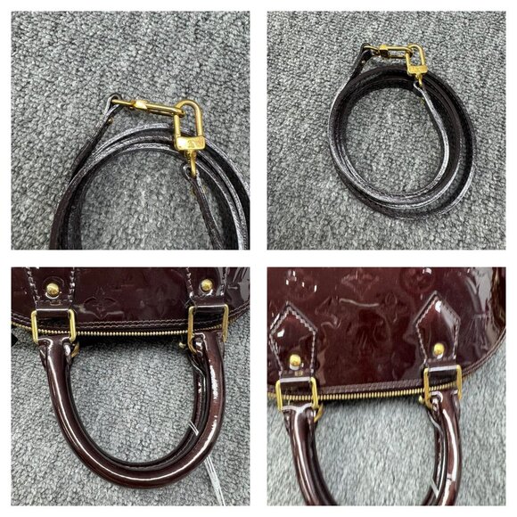 LOUIS VUITTON Alma BB Amarante Monogram Vernis Handbag 799-082125 - Picture 11 of 16